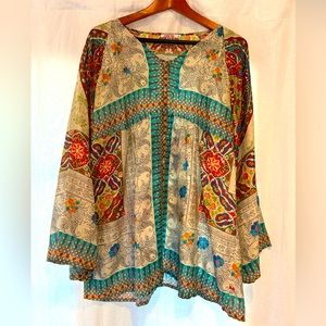 Johnny Was - multi color tunic